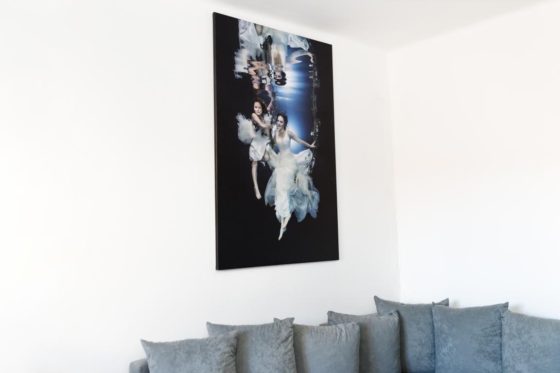 Levně Expresní tisk - fotoobraz 100x80 cm z vlastní fotografie, Plátno 100% polyester: 240g/m²