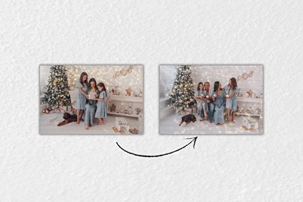 Oboustranný tisk na dřevo 40x30 cm z vlastní fotografie