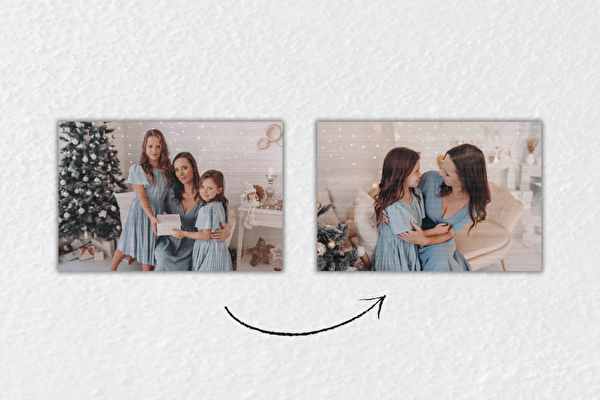 Oboustranný tisk na dřevo 45x30 cm z vlastní fotografie