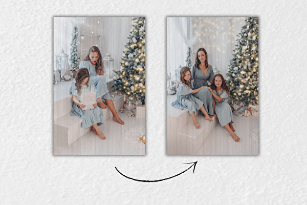 Oboustranný tisk na dřevo 60x40 cm z vlastní fotografie