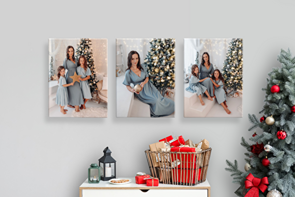 Fotoobrazy sada 3 kusů 40x30 cm z vlastních fotografií