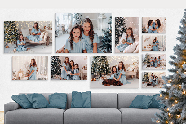 Balíček fotoobrazy z vlastních fotografií 10 kusů - rozměry 70x50, 60x40, 45x30, 30x20