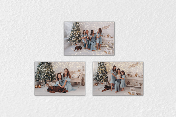 Tisk na dřevo sada 3 kusů 15x10 cm z vlastních fotografií